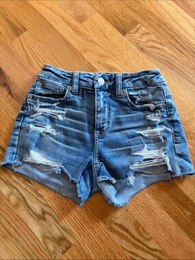 American Eagle Distressed Jean Shorts